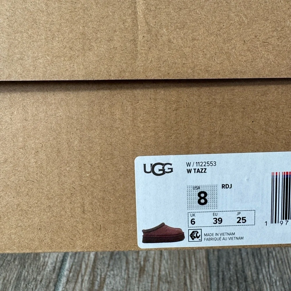Brand New UGG Tazz “Red Jasper” Women's Platform Slippers 1122553-RDJ - Picture 10 of 11